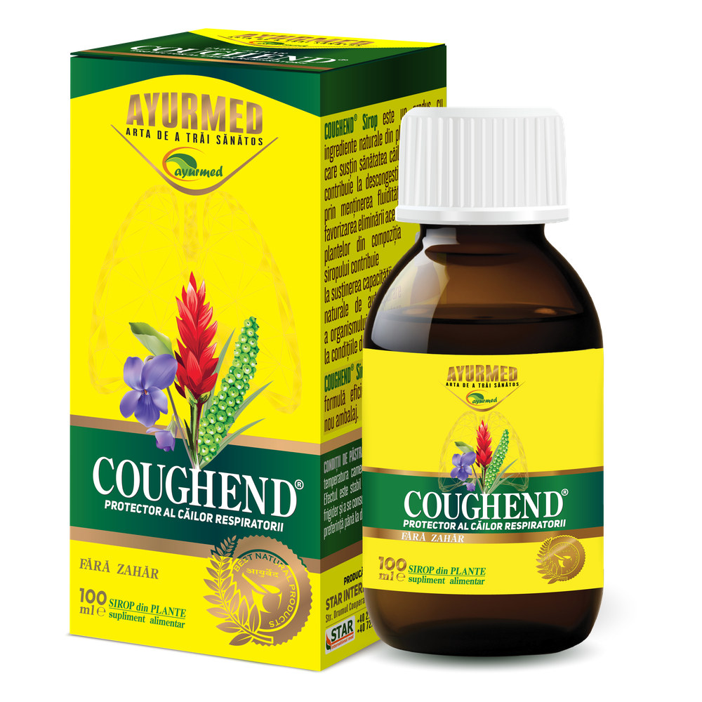 Coughend Fara Zahar, 100 ml, Sirop