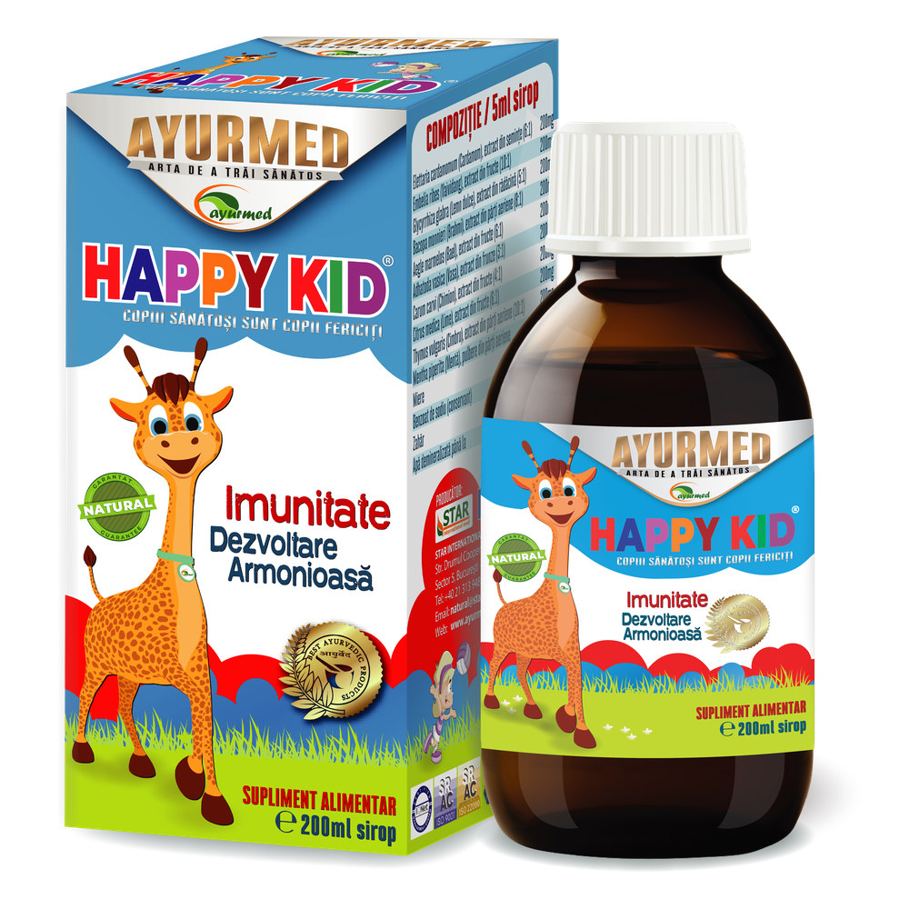 Happy Kid, 200 ml, Sirop