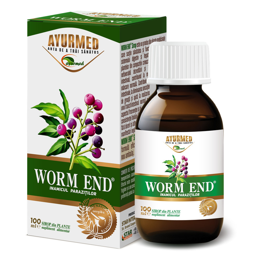 Worm End, 100 ml, Sirop